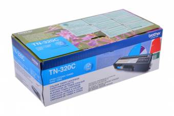 Картридж Brother TN-320C оригинальный синий для принтеров Brother HL-4140CN | Brother HL-4150CDN | Brother HL-4570CDW | Brother HL-4570CDWT | Brother DCP-9055CDN | Brother DCP-9270CDN | Brother MFC-9460CDN | Brother MFC-9465CDN | Brother MFC-9970CDW