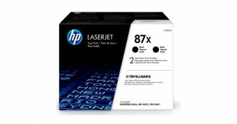 Комплект картриджей HP CF287XF 87X оригинальный чёрный для принтеров HP Laserjet Enterprise M506 | HP Laserjet Enterprise MFP M527 | HP Laserjet Pro M501