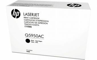 Картридж HP Q5950AC оригинальный чёрный для принтеров HP Laserjet 4700