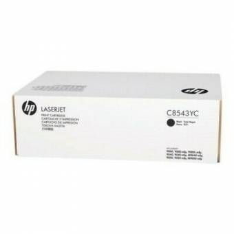 Картридж HP C8543XC (C8543YC) 43X оригинальный чёрный для принтеров HP LASERJET 9000 | HP LASERJET 9000 mfp | HP LASERJET 9000L mfp | HP LASERJET 9040 | HP LASERJET 9040 mfp | HP LASERJET M9040 mfp | HP LASERJET 9050 | HP LASERJET 9050 mfp | HP LASERJET M