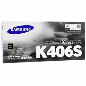 Картридж Samsung CLT-K406S оригинальный чёрный для принтеров Samsung Xpress C41X | Samsung X46X
