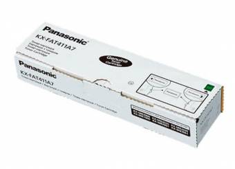 Картридж Panasonic KX-FAT411A7 оригинальный чёрный для принтеров Panasonic KX-2000 | Panasonic 2010 | Panasonic 2020 | Panasonic 2025 | Panasonic 2030