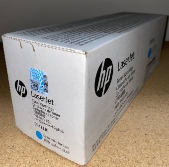 Картридж HP CF411JC оригинальный синий для принтеров HP Laserjet Pro M452 | HP Laserjet Pro M477