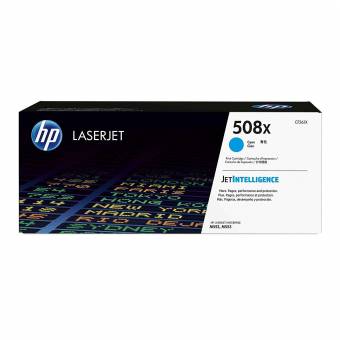 Картридж HP CF361X 508X оригинальный синий для принтеров HP Laserjet Enterprise M552 | HP Laserjet Enterprise M553