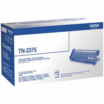 Картридж Brother TN-2375 оригинальный чёрный для принтеров Brother HL-L2300DR | Brother HL-L2340DWR | Brother HL-L2360 | Brother HL-L2365DWR | Brother DCP-L2500DR | Brother DCP-L2520DWR-DCP-L2520DWR | Brother DCP-L2540NR | Brother DCP-L2560DWR | Brother M