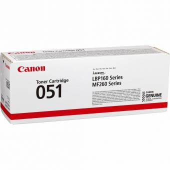 Картридж Canon 2168C002 051 Toner оригинальный чёрный для принтеров Canon i-Sensys imageCLASS LBP160 Series | Canon i-Sensys imageCLASS MF260 Series