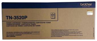 Картридж Brother TN-3520P оригинальный чёрный для принтеров Brother HL-L6400DW | Brother HL-L6400DWT | Brother MFC-L6900DW