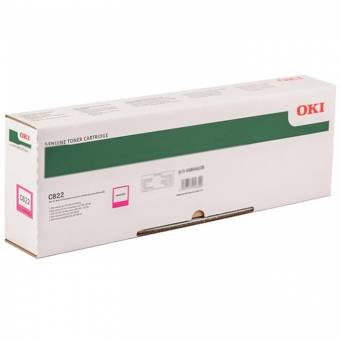 Картридж OKI 44844626, 44844614 оригинальный красный для принтеров OKI C822