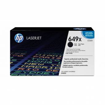 Картридж HP CE260X 649X оригинальный чёрный для принтеров HP LaserJet Enterprise CP4525