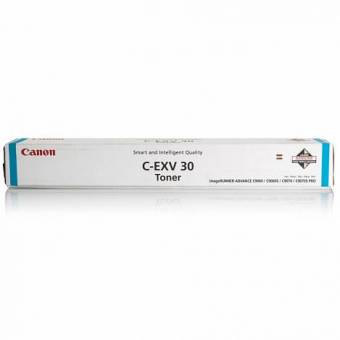 Картридж Canon 2795B002 C-EXV30 Toner C оригинальный синий для принтеров Canon imageRUNNER ADVANCE C9060 | Canon imageRUNNER ADVANCE C9060S | Canon imageRUNNER ADVANCE C9070 | Canon imageRUNNER ADVANCE C9070S PRO