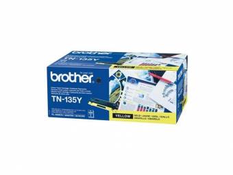 Картридж Brother TN-135Y оригинальный желтый для принтеров Brother HL-4040CN | Brother HL-4050CDN | Brother HL-4070CDW