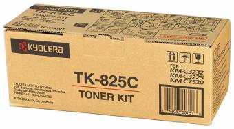 Картридж Kyocera 1T02FZCEU0 TK-825C оригинальный синий для принтеров Kyocera KM-C2520 | Kyocera KM-C2525E | Kyocera KM-C3232 | Kyocera KM-C3232E | Kyocera KM-C4035E