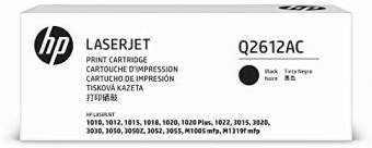 Картридж HP Q2612AC оригинальный чёрный для принтеров HP Laserjet 1010 | HP Laserjet 1012 | HP Laserjet 1015 | HP Laserjet 1018 | HP Laserjet 1020 | HP Laserjet 1020plus | HP Laserjet 1022 | HP Laserjet 3015 | HP Laserjet 3020 | HP Laserjet 3030 | HP Lase