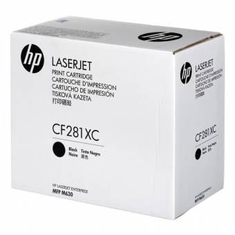 Картридж HP CF281XC оригинальный чёрный для принтеров HP Laserjet Enterprise MFP M630