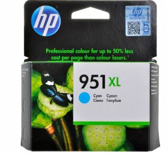 Картридж HP CN046AE №951XL оригинальный синий для принтеров HP OfficeJet Pro 8615 | HP OfficeJet Pro 8600 E-AIO | HP OfficeJet Pro 251dw | HP OfficeJet Pro 276dw | HP OfficeJet Pro 8620 | HP OfficeJet Pro 8610 | HP OfficeJet Pro 8600 Plus e-AIO | HP Offic