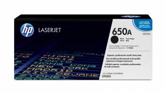 Картридж HP CE270A 650A оригинальный чёрный для принтеров HP LaserJet Enterprise CP5525