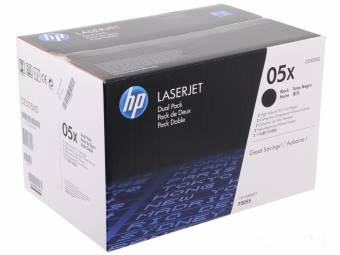 Картридж HP CE505XD № 05X оригинальный для принтеров HP Laserjet p2055, p2055d, p2055dn, p2055n, p2055x 