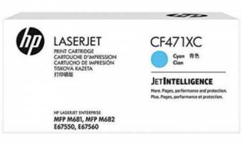 Картридж HP CF471XC оригинальный синий для принтеров HP Laserjet Enterprise MFP M681 | HP Laserjet Enterprise MFP M682 | HP Laserjet Enterprise E67550 | HP Laserjet Enterprise E67560