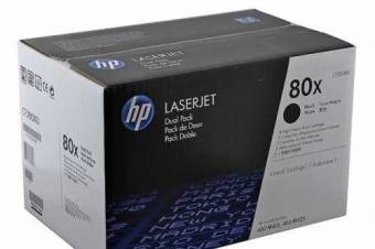 Комплект картриджей HP CF280XD (CF280XF) 80X оригинальный чёрный для принтеров HP Laserjet Pro 400 M401 | HP Laserjet Pro 400 M425