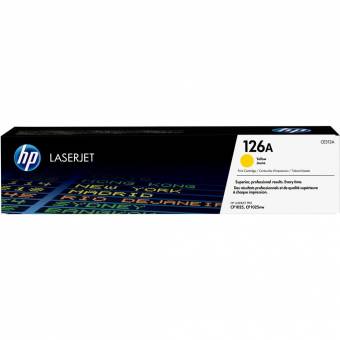 Картридж HP CE312A 126A оригинальный желтый для принтеров HP LASERJET PRO CP1025 | HP LASERJET PRO CP1025nw