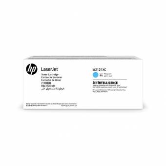 Картридж HP W2121XC оригинальный синий для принтеров HP Color LaserJet Enterprise M555dn
