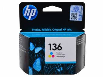 Картридж HP C9361HE 136 оригинальный цветной для принтеров HP DeskJet D4163 | HP DeskJet D5443 | HP DeskJet 6840 | HP OfficeJet 6313 | HP OfficeJet 6310 | HP OfficeJet 6315 | HP OfficeJet 6318 | HP PhotoSmart 7850 | HP PhotoSmart C4190 | HP PhotoSmart C41