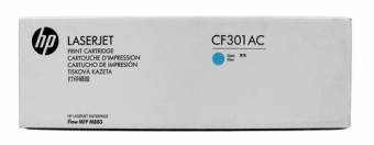 Картридж HP CF301AC оригинальный синий для принтеров HP Laserjet Enterprise flow MFP M880