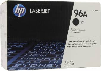 Картридж HP C4096A №96А оригинальный для принтеров HP LaserJet 2100, 2100M, 2100TN, 2200dt, 2200d, 2200dn, 2200dt, 2200dtn