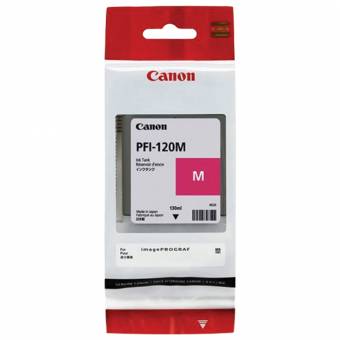 Картридж Canon 2887C001 PFI-120M оригинальный красный для принтеров Canon imagePROGRAF TM-200 | Canon imagePROGRAF TM-205 | Canon imagePROGRAF TM-300 | Canon imagePROGRAF TM-305