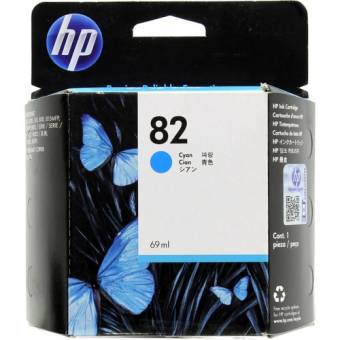 Картридж HP C4911A 82 оригинальный синий для принтеров HP DesignJet 500 | HP DesignJet 500 plus | HP DesignJet 510 | HP DesignJet 800 | HP DesignJet 815mfp | HP DesignJet 820mfp | HP DesignJet cc800ps