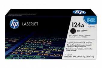Картридж HP Q6000A 124A оригинальный чёрный для принтеров HP Laserjet 1600 | HP Laserjet 2600 | HP Laserjet 2605 | HP Laserjet CM1015 MFP | HP Laserjet CM1017 MFP