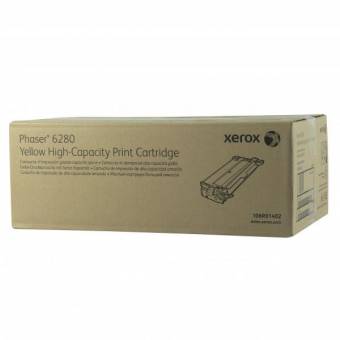 Картридж Xerox 106R01402 оригинальный желтый для принтеров Xerox Phaser 6280