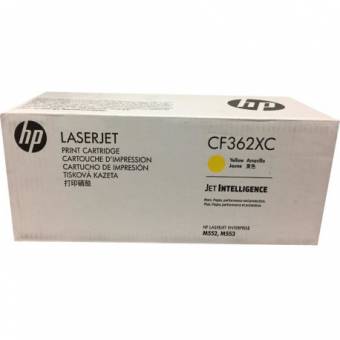 Картридж HP CF362XC оригинальный желтый для принтеров HP Laserjet Enterprise M552 | HP Laserjet Enterprise M553