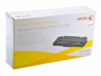 Картридж Xerox 108R00908 оригинальный для принтеров Xerox Phaser 3140, Xerox Phaser 3155, Xerox Phaser 3160