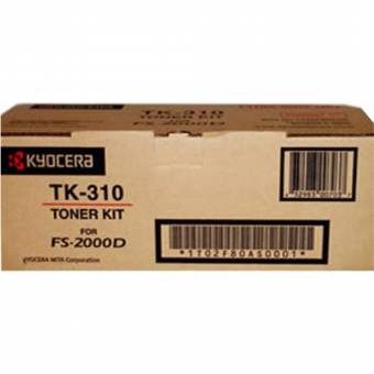 Картридж Kyocera 1T02F80EUC TK-310 оригинальный чёрный для принтеров Kyocera FS-1120D | Kyocera FS-2000D | Kyocera FS-2000DN | Kyocera FS-3900DN | Kyocera FS-4000DN | Kyocera ECOSYS P2035d