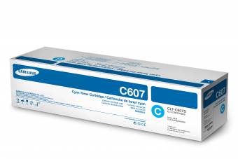 Картридж Samsung CLT-C607S оригинальный голубой для принтеров Samsung CLX-9250ND | Samsung CLX-9350ND