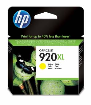 Картридж HP CD974AE 920XL оригинальный желтый для принтеров HP OFFICEJET 6000 | HP OFFICEJET 6500 | HP Printer Series 7000