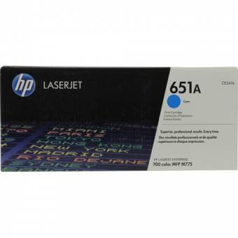 Картридж HP CE341A 651A оригинальный синий для принтеров HP LASERJET PRO CM1415 | HP LASERJET PRO CP1530