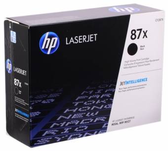 Картридж HP CF287X №87Х оригинальный для принтеров HP LaserJet Enterprise MFP M527, M506