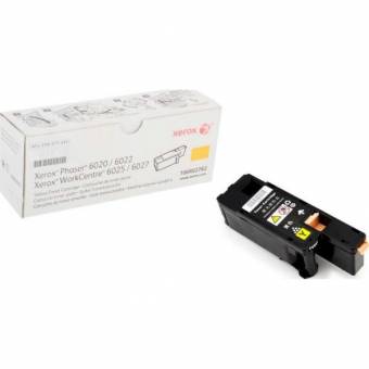 Картридж Xerox 106R02762 оригинальный желтый для принтеров Xerox Phaser 6020 | Xerox Phaser 6022 | Xerox WorkCentre 6025 | Xerox WorkCentre 6027