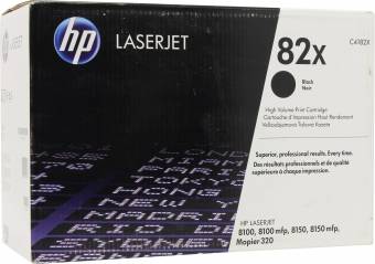 Картридж HP C4182X №82Х оригинальный для принтеров HP LaserJet 8100, 8100DN, 8100N, 8150, 8150N
