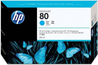Картридж HP C4846A 80 оригинальный синий для принтеров HP DesignJet 1050 | HP DesignJet 1055