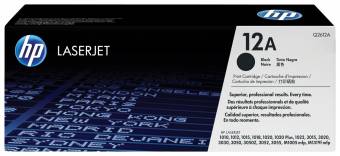 Картридж HP Q2612A 12A оригинальный чёрный для принтеров HP Laserjet 1010 | HP Laserjet 1012 | HP Laserjet 1015 | HP Laserjet 1018 | HP Laserjet 1020 | HP Laserjet 1020plus | HP Laserjet 1022 | HP Laserjet 3015 | HP Laserjet 3020 | HP Laserjet 3030 | HP L