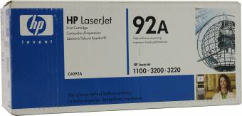 Картридж HP C4092A №92А оригинальный для принтеров HP LaserJet 1100, 1100A, 3200