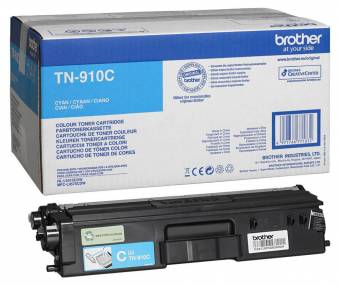 Картридж Brother TN-910C оригинальный синий для принтеров Brother HL-L9310CDW | Brother MFC-L9570CDW