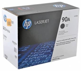 Картридж HP CE390A 90A оригинальный чёрный для принтеров HP LaserJet Enterprise M4555 mfp
