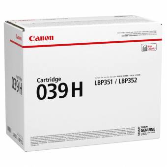 Картридж Canon 0288C001 039H оригинальный чёрный для принтеров Canon i-Sensys LBP351 | Canon i-Sensys LBP352