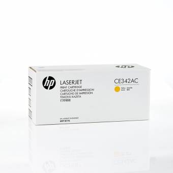 Картридж HP CE342AC оригинальный желтый для принтеров HP LaserJet Enterprise 700 color MFP M775