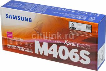 Картридж Samsung CLT-M406S оригинальный красный