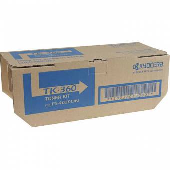 Картридж Kyocera 1T02J20EU0 TK-360 оригинальный чёрный для принтеров Kyocera FS-4020DN